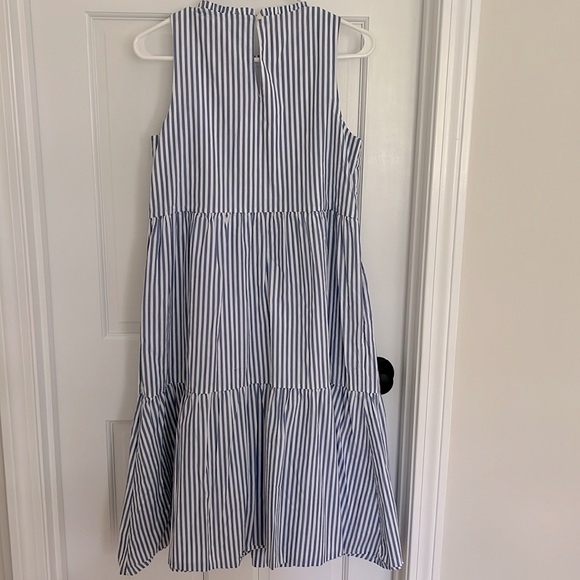 J.Crew Factory Striped Cotton Dress - Size 4 - EUC - Picture 6 of 8